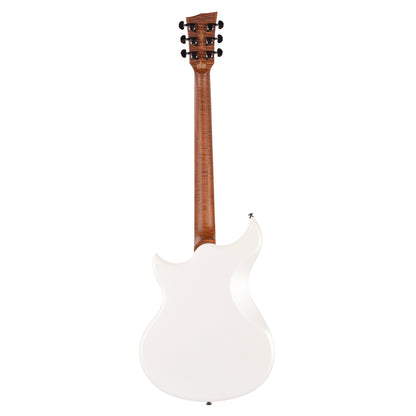 Dunable Cyclops DE Matte White Pearl w/ White Flame Neck Electric Guitars