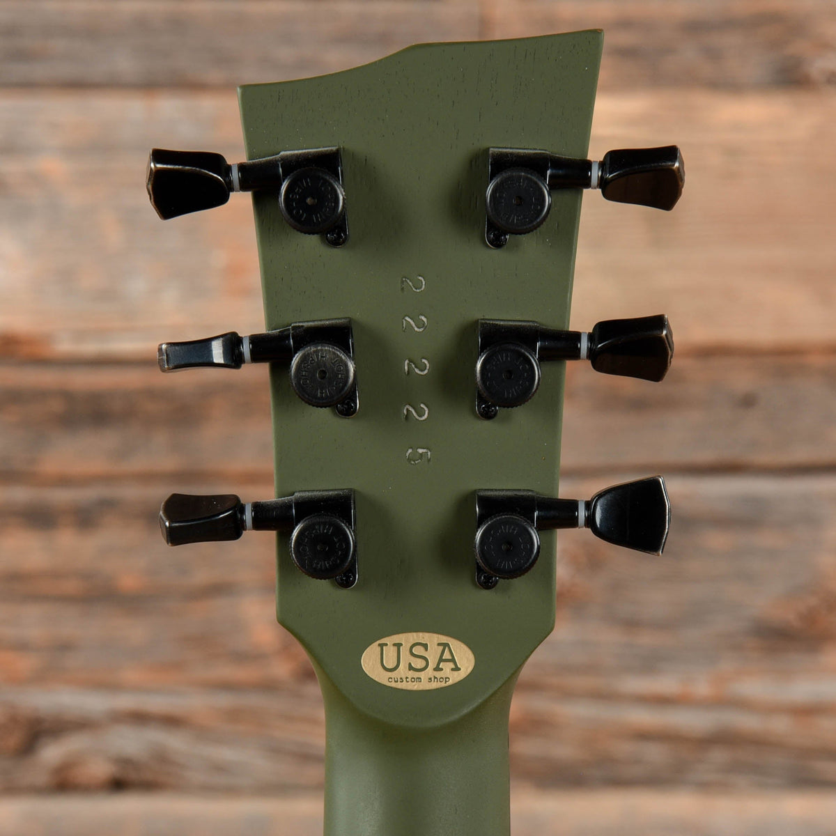 Dunable USA Cyclops Satin Olive Green Electric Guitars / Solid Body