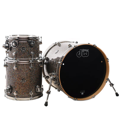 DW Performance Series 12/14/20 3pc. Drum Kit Confetti Sparkle Drums and Percussion / Acoustic Drums / Full Acoustic Kits