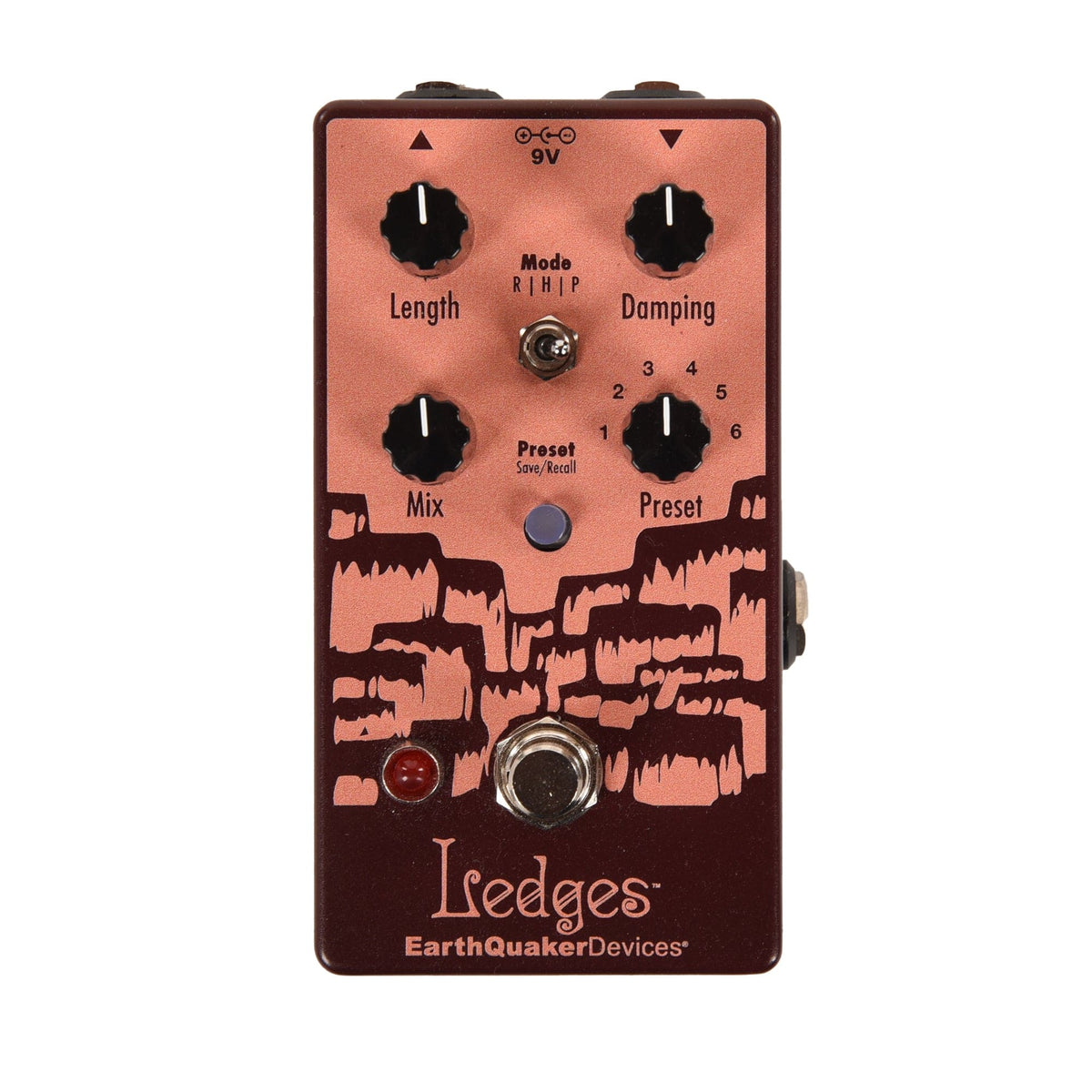 Earthquaker Devices Special Edition CME Earthquaker Day Ledges Tri-Dimensional Reverberation Machine Pedal Effects and Pedals / Reverb
