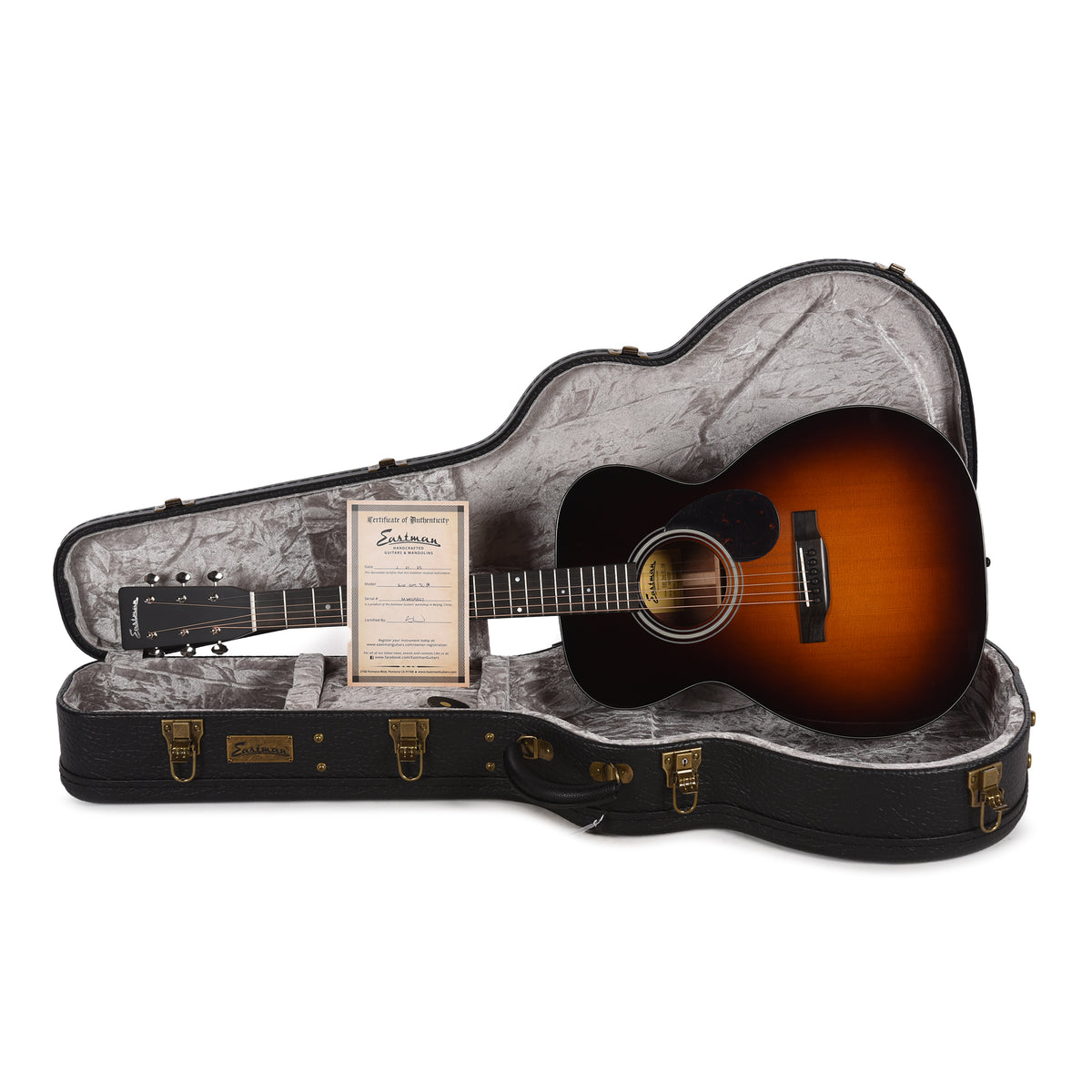 Eastman E10OM Thermo-Cure Orchestra Model Adirondack Spruce/Mahogany Truetone Gloss Sunburst Acoustic Guitars / OM and Auditorium