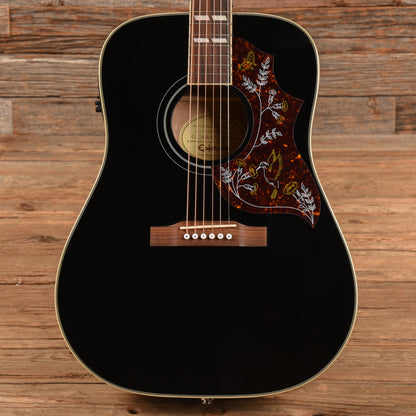 Epiphone Hummingbird Pro Ebony 2019 Acoustic Guitars / Dreadnought