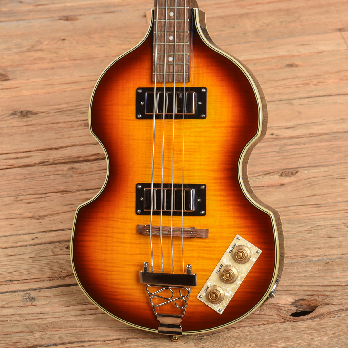 Epiphone Viola Bass Sunburst 2021 Bass Guitars / 4-String