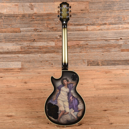 Epiphone Adam Jones Signature Art Series Les Paul Custom "Sensation" Silverburst 2023 Electric Guitars
