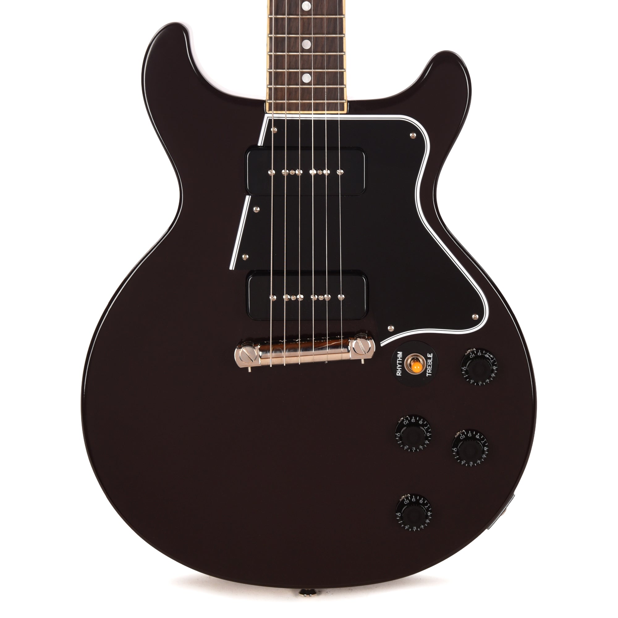 Epiphone Inspired by Gibson Custom 1960 Les Paul Special Double Cut Reissue Oxblood w/Gibson Custom Underwound P-90 Soapbars Electric Guitars
