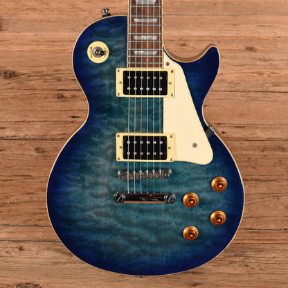 Epiphone Les Paul Classic Blue Burst 2005 Electric Guitars