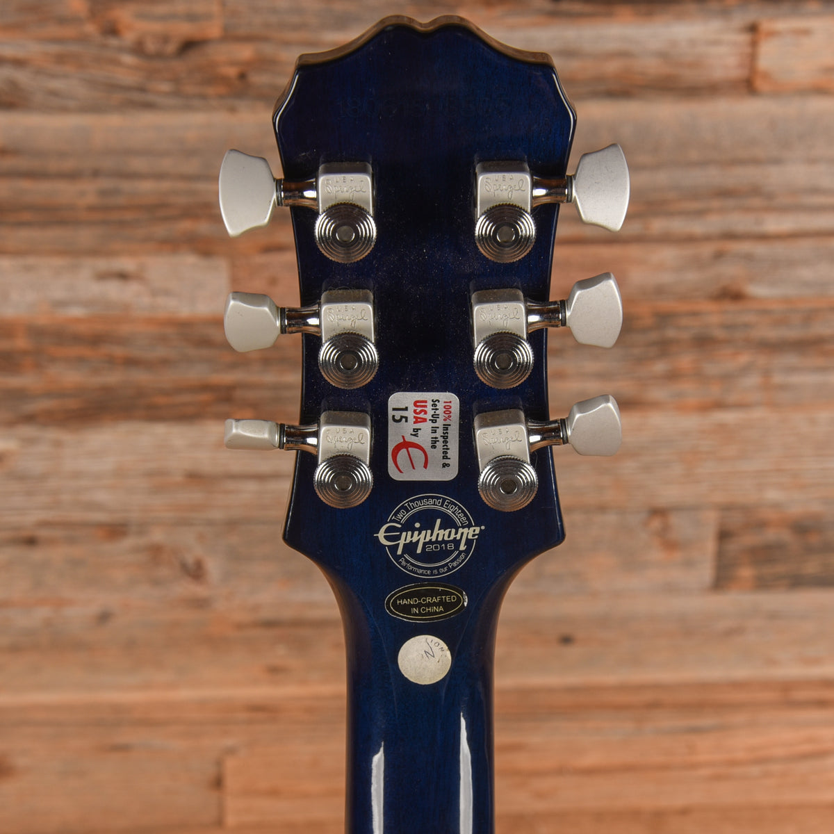 Epiphone Les Paul Standard Plus Top Pro Blueberry 2018 Electric Guitars