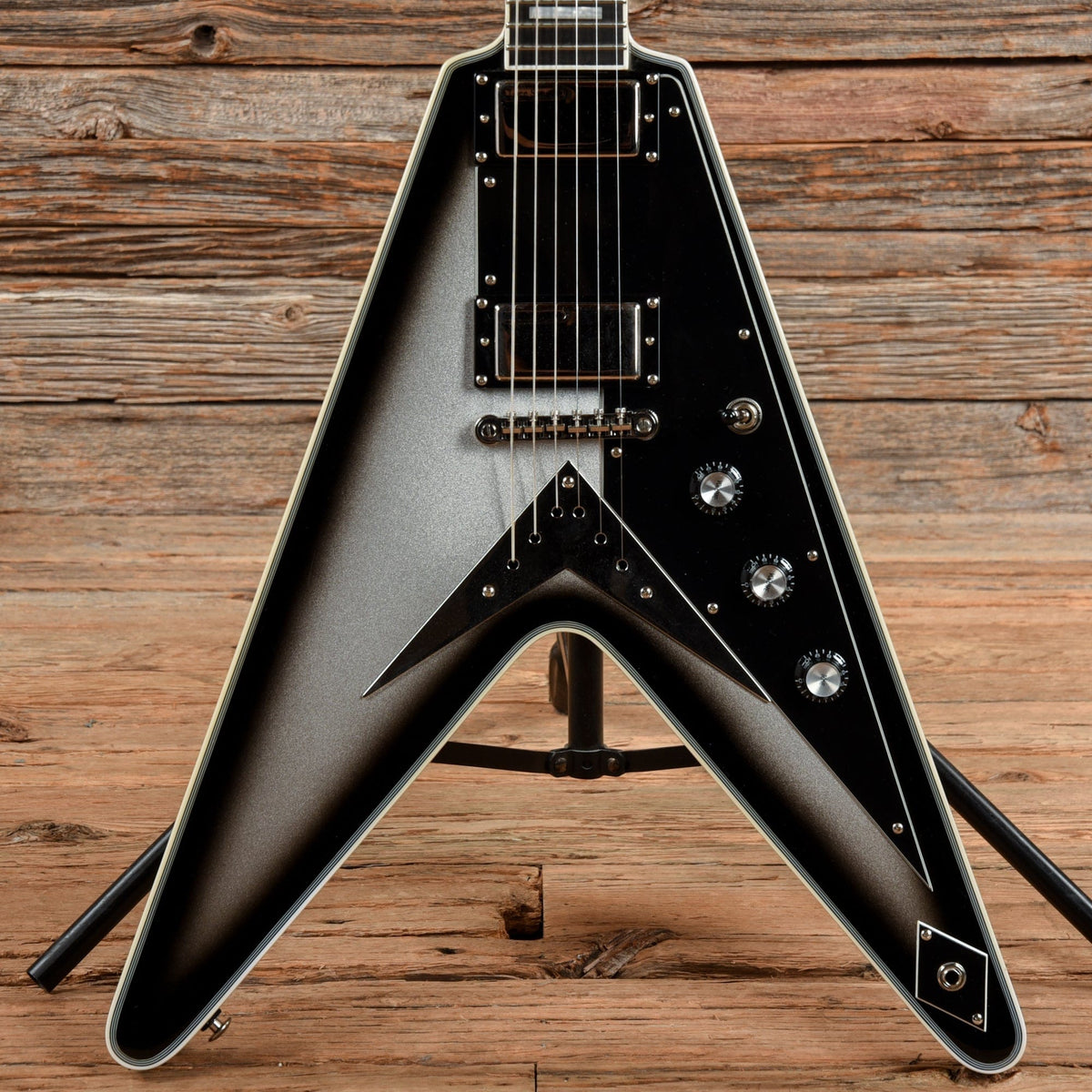 Epiphone Brent Hinds Signature Flying V Silverburst 2017 Electric Guitars / Solid Body