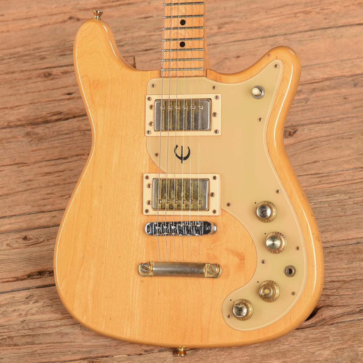 Epiphone ET-290 Natural 1970s Electric Guitars / Solid Body