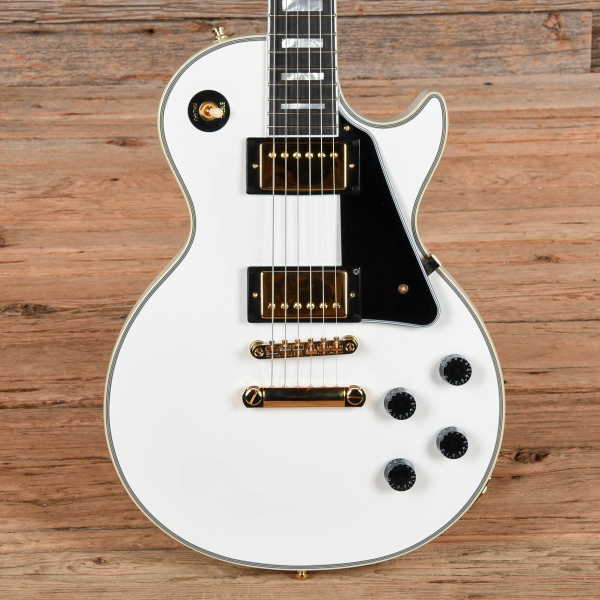 Epiphone Inspired by Gibson Custom Les Paul Custom Alpine White 2024 Electric Guitars / Solid Body