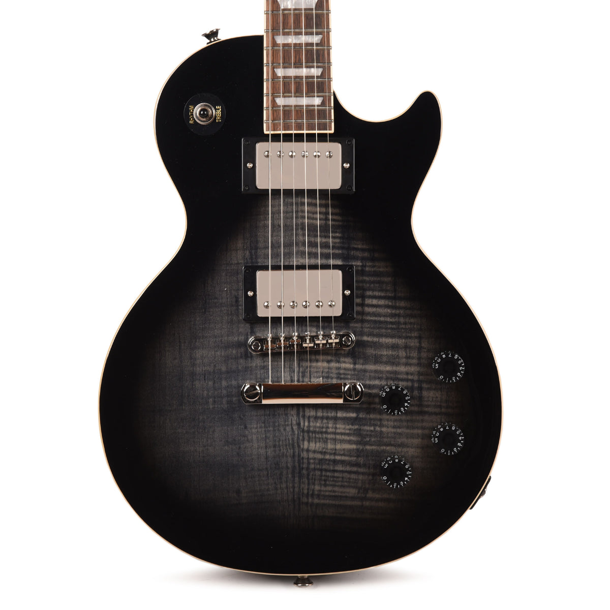 Epiphone Inspired by Gibson Modern Les Paul Tribute Plus Ebony Burst Electric Guitars / Solid Body