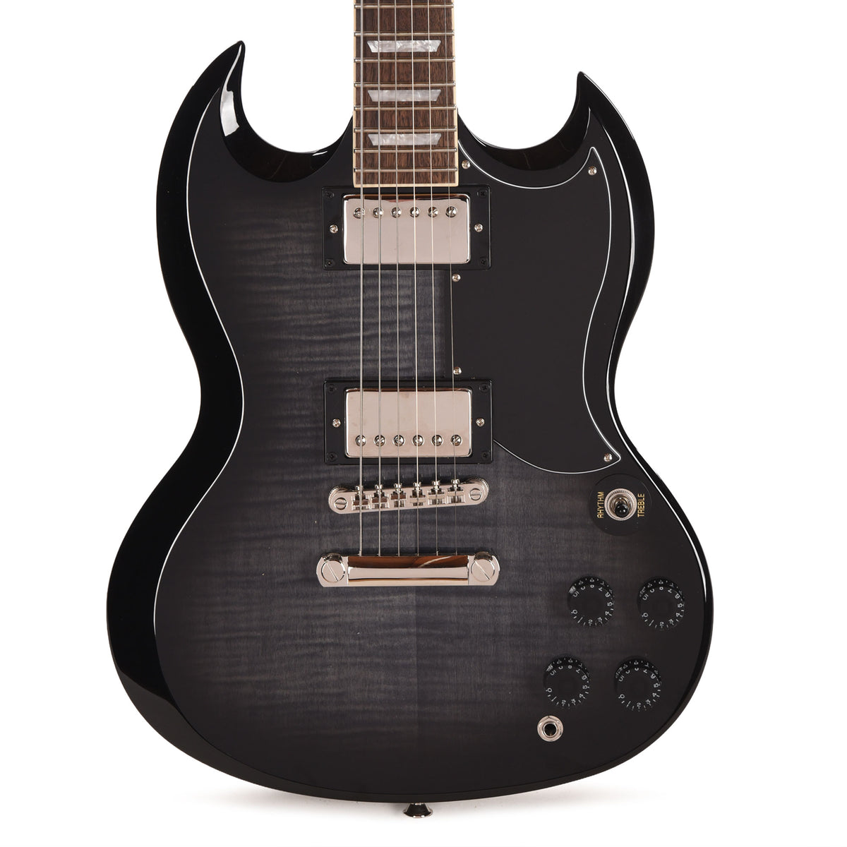 Epiphone Inspired by Gibson Modern SG Tribute Plus Ebony Burst Electric Guitars / Solid Body