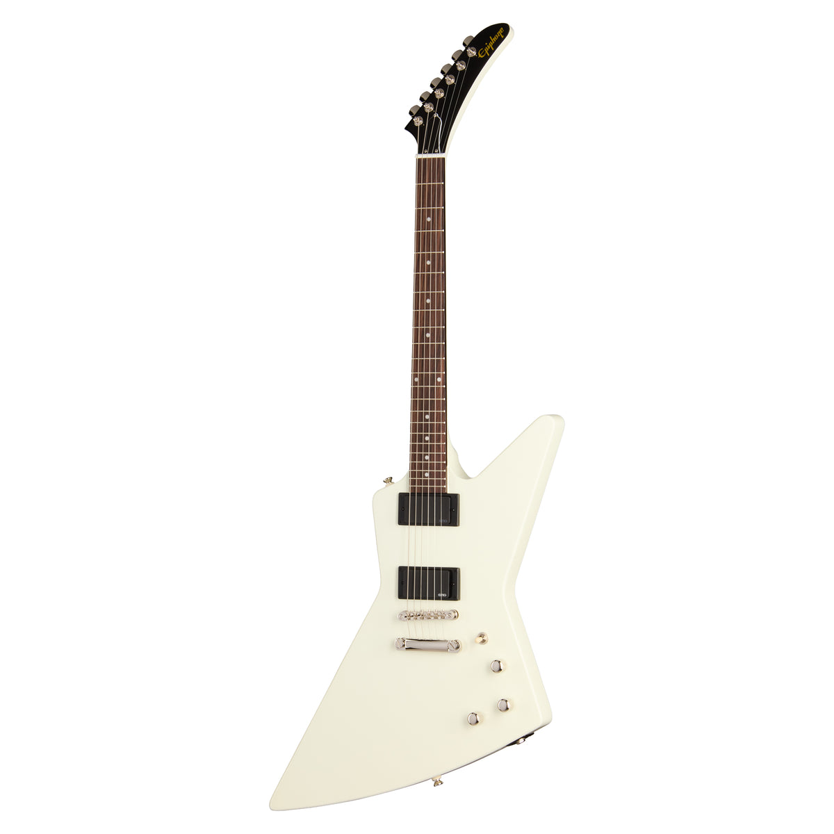 Epiphone Inspired by Gibson Original Explorer '80s - EMG Classic White Electric Guitars / Solid Body
