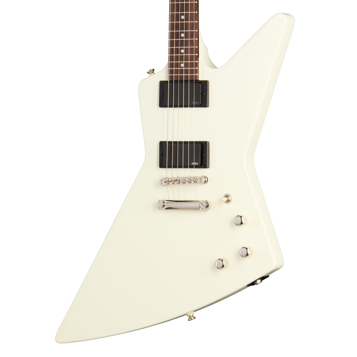Epiphone Inspired by Gibson Original Explorer '80s - EMG Classic White Electric Guitars / Solid Body
