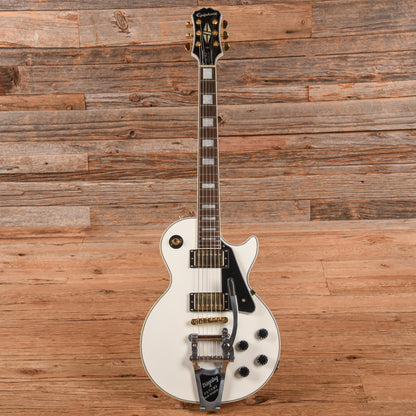 Epiphone Les Paul Custom Pro Alpine White 2017 Electric Guitars / Solid Body