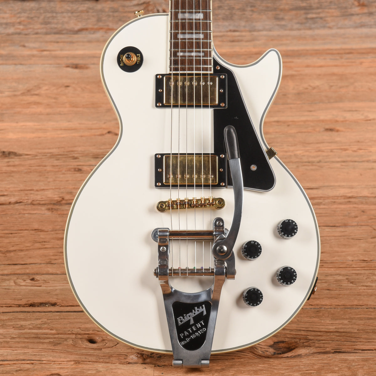 Epiphone Les Paul Custom Pro Alpine White 2017 Electric Guitars / Solid Body