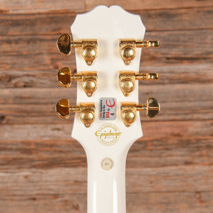 Epiphone Les Paul Custom Pro Alpine White 2017 Electric Guitars / Solid Body