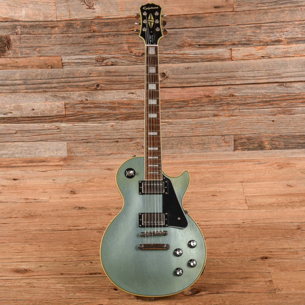 Epiphone Les Paul Custom PRO TV Pelham Blue 2013 Electric Guitars / Solid Body