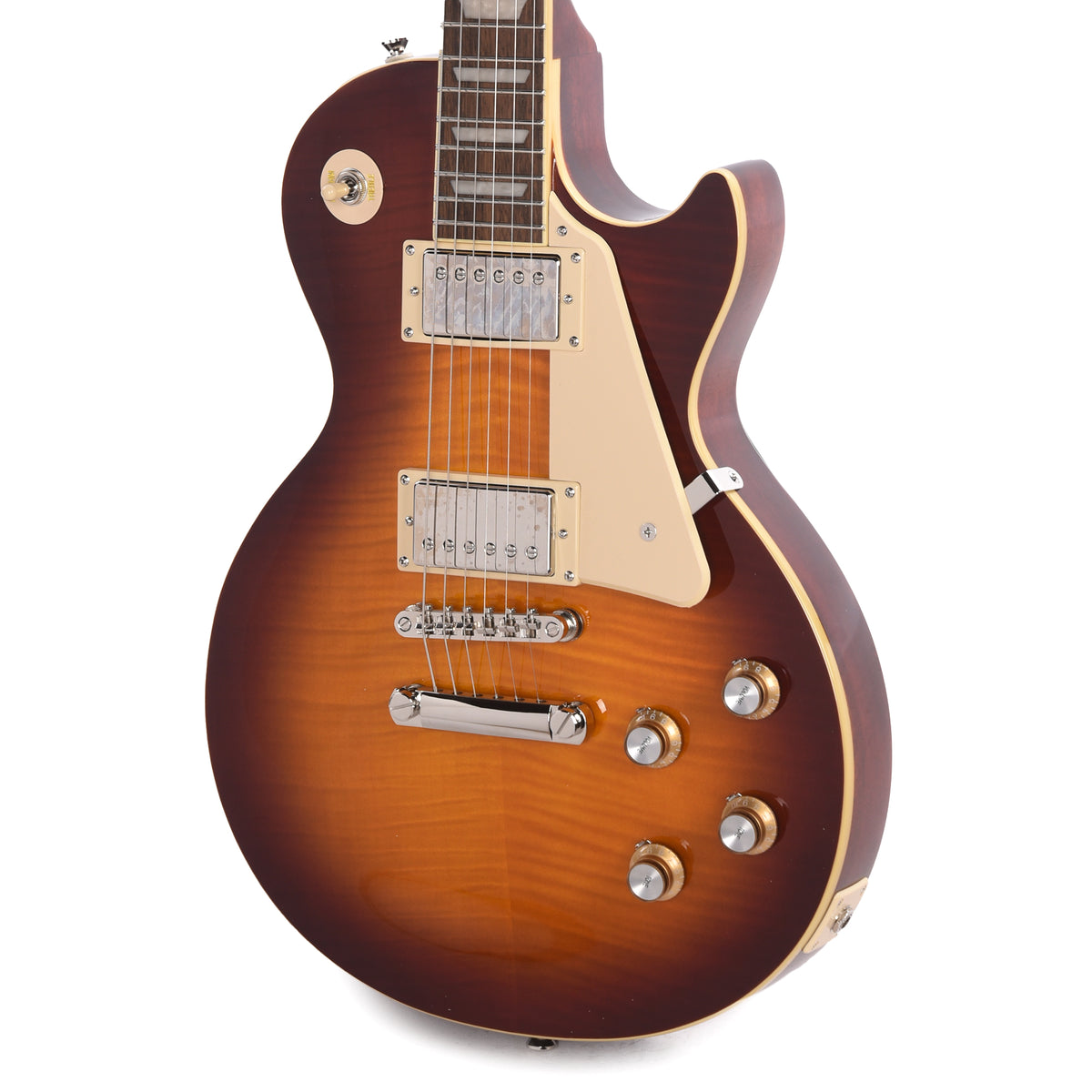 Epiphone Les Paul Standard '60s Figured Iced Tea Burst Electric Guitars / Solid Body
