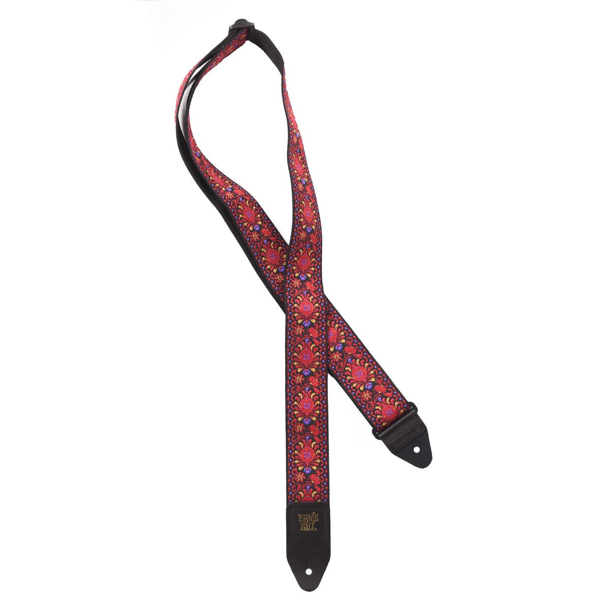 Ernie Ball Classic Jacquard Guitar Strap Crimson Royal Bloom Accessories / Straps
