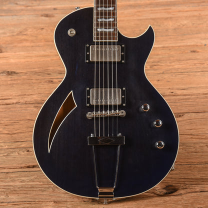 ESP Eclipse Hollow Body Blue Electric Guitars / Semi-Hollow