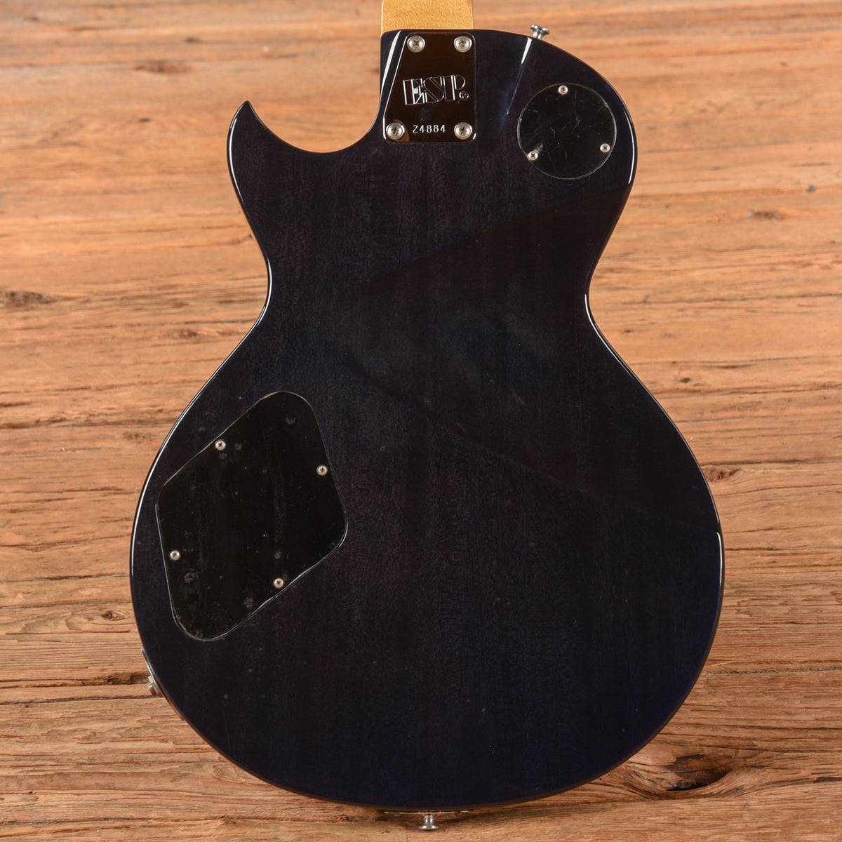 ESP Eclipse Hollow Body Blue Electric Guitars / Semi-Hollow