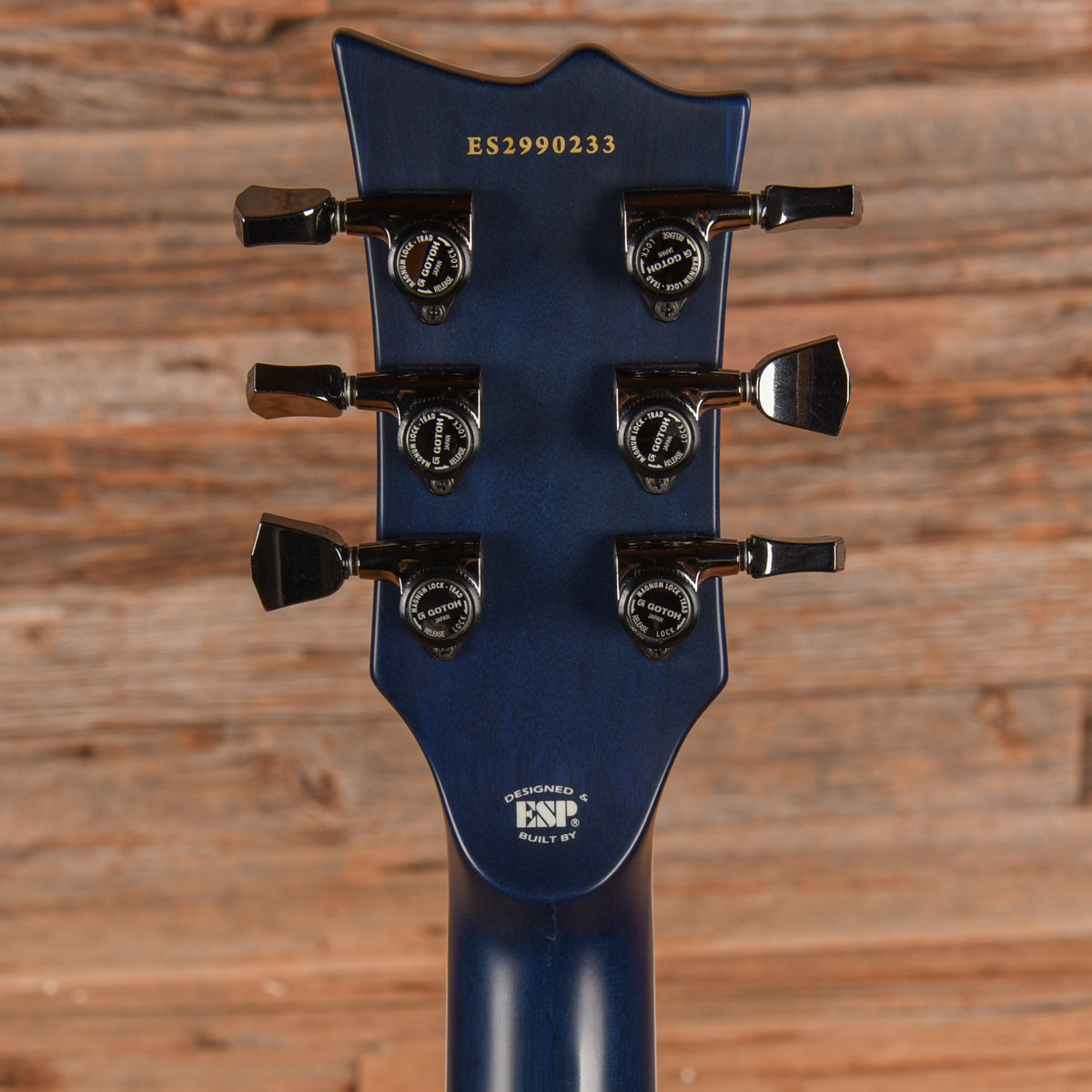 ESP E-II Eclipse Blue Natural Fade Electric Guitars / Solid Body