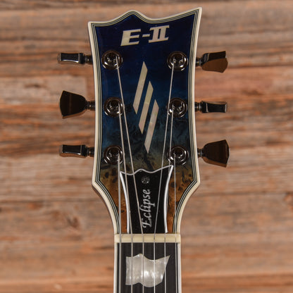 ESP E-II Eclipse Blue Natural Fade Electric Guitars / Solid Body