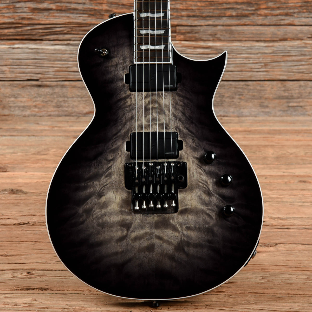 ESP E-II Eclipse FR Charcoal Burst 2021 Electric Guitars / Solid Body