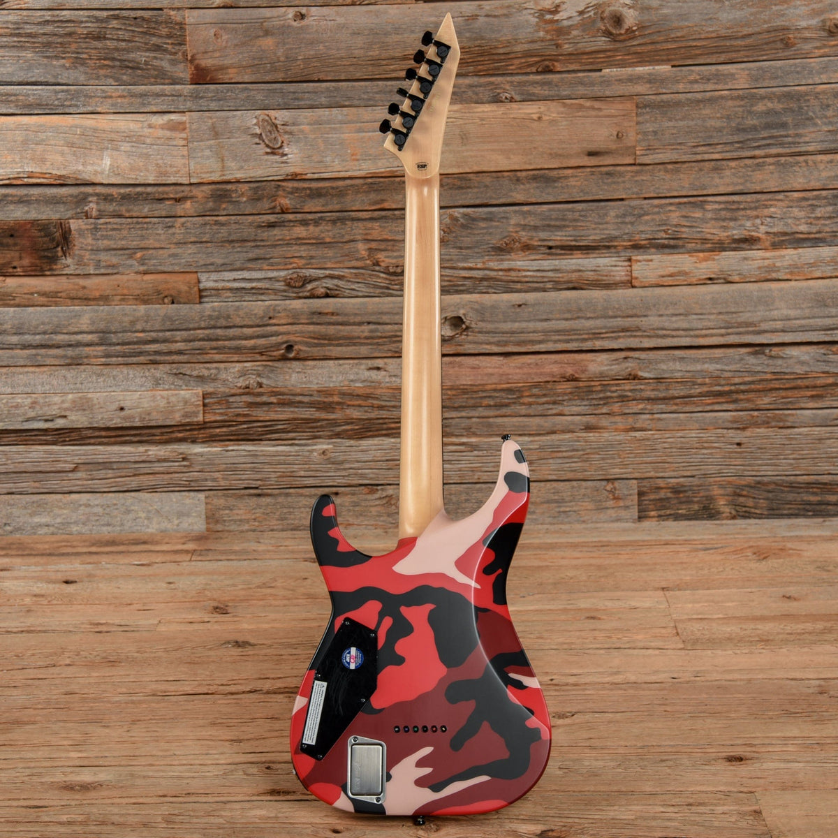 ESP E-II M-II NT Matte Red Camo 2019 Electric Guitars / Solid Body