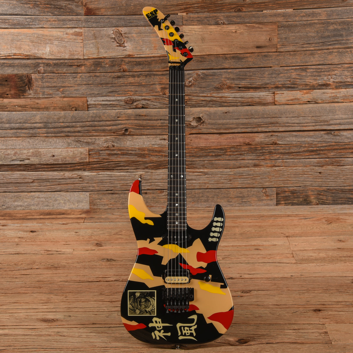 ESP Kamikaze 1 George Lynch Signature Black 1990 Electric Guitars / Solid Body
