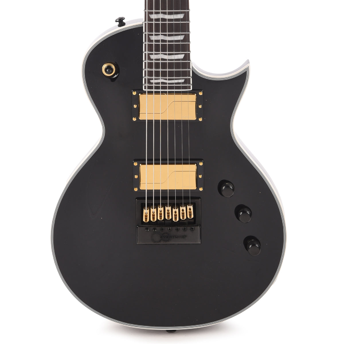 ESP LTD EC-1007B Baritone EverTune Black Electric Guitars / Solid Body