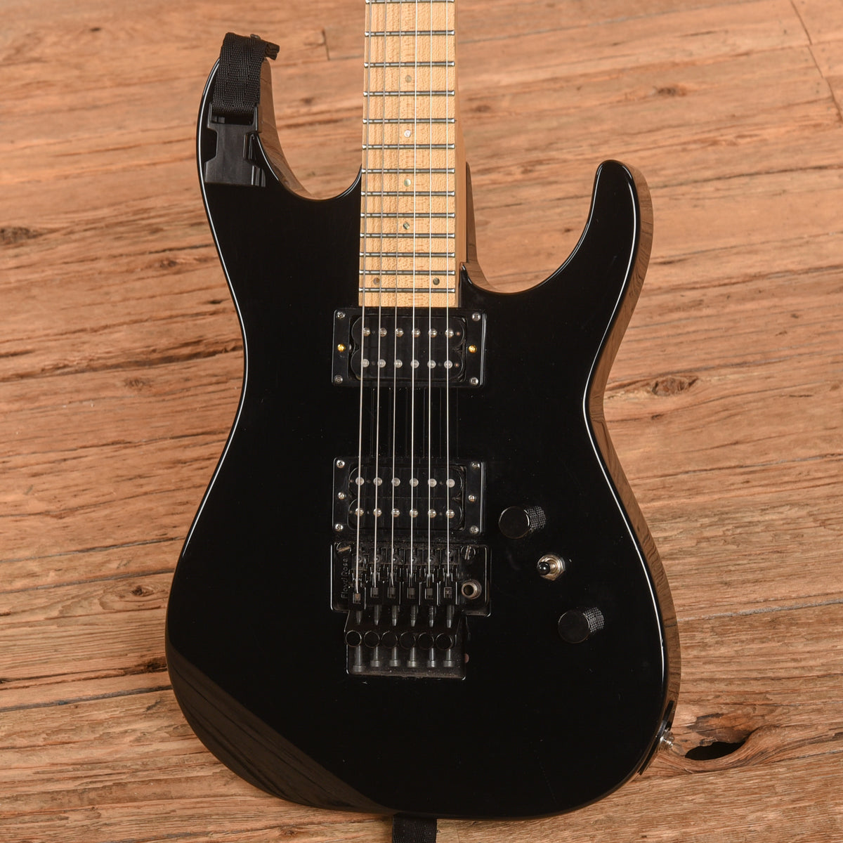 ESP M-II Deluxe Black 1998 Electric Guitars / Solid Body