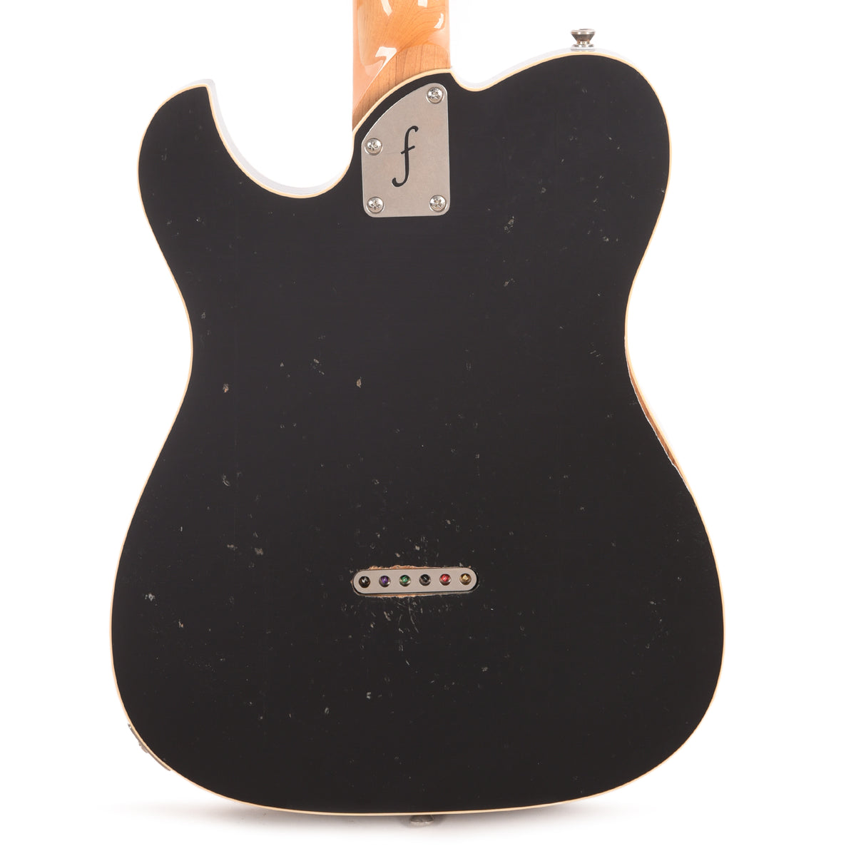 Fano Alt de Facto TC6 Bull Black Light Distress w/McNelly Pickups & Stainless Steel Frets Electric Guitars / Solid Body