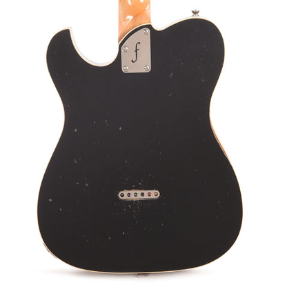 Fano Alt de Facto TC6 Bull Black Light Distress w/McNelly Pickups & Stainless Steel Frets Electric Guitars / Solid Body