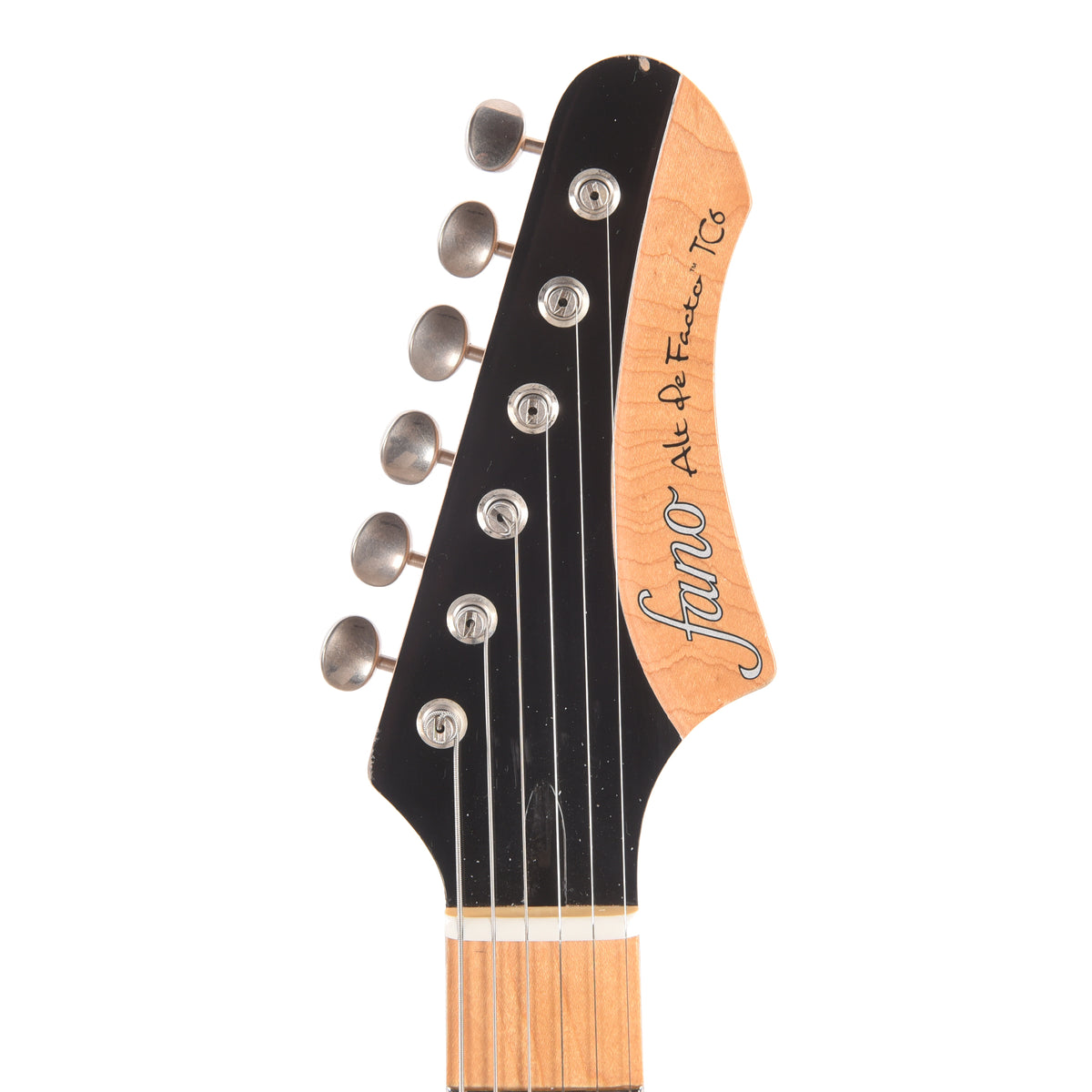 Fano Alt de Facto TC6 Bull Black Light Distress w/McNelly Pickups & Stainless Steel Frets Electric Guitars / Solid Body