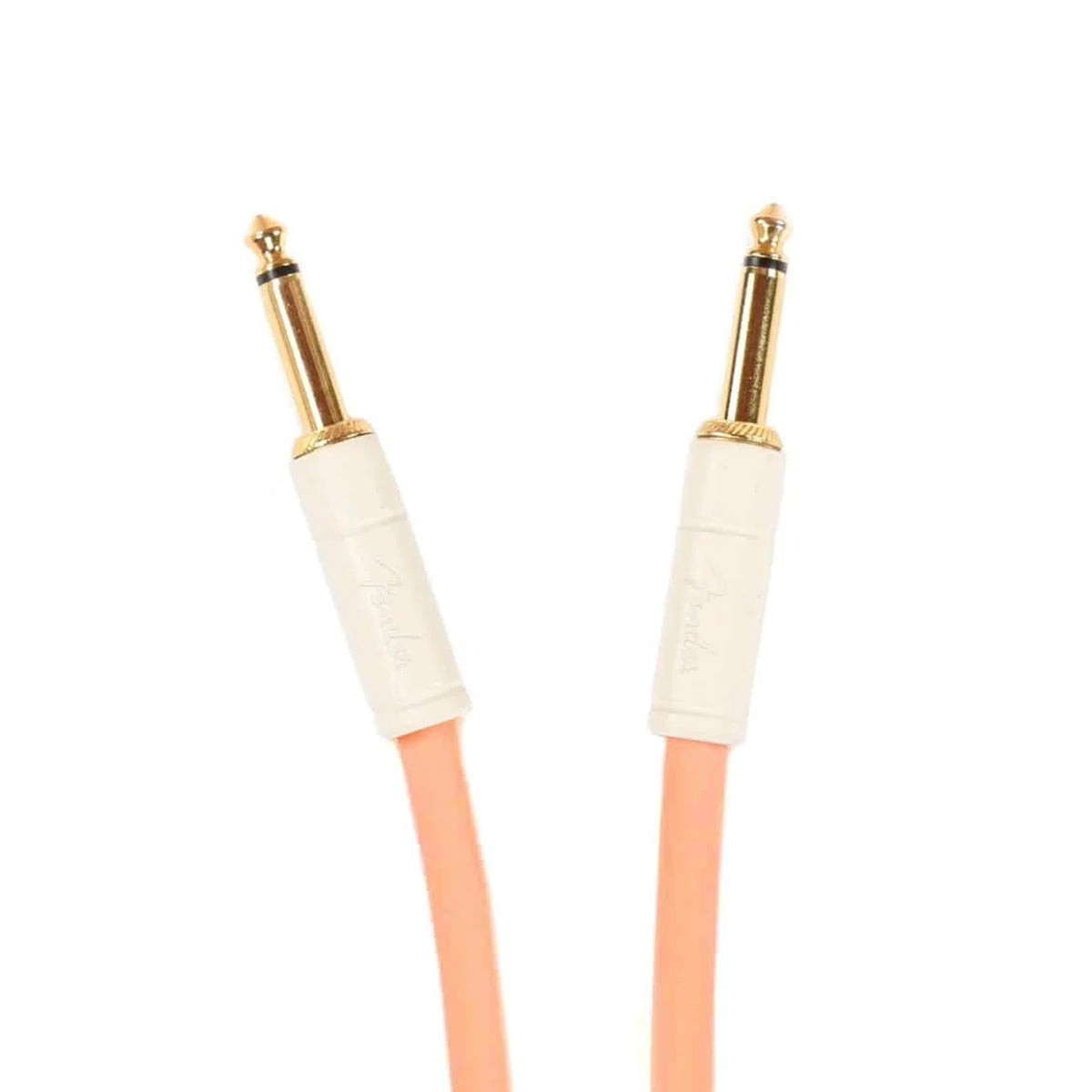 Fender Deluxe Instrument Cable Pacific Peach 18.6' Straight-Straight Accessories / Cables