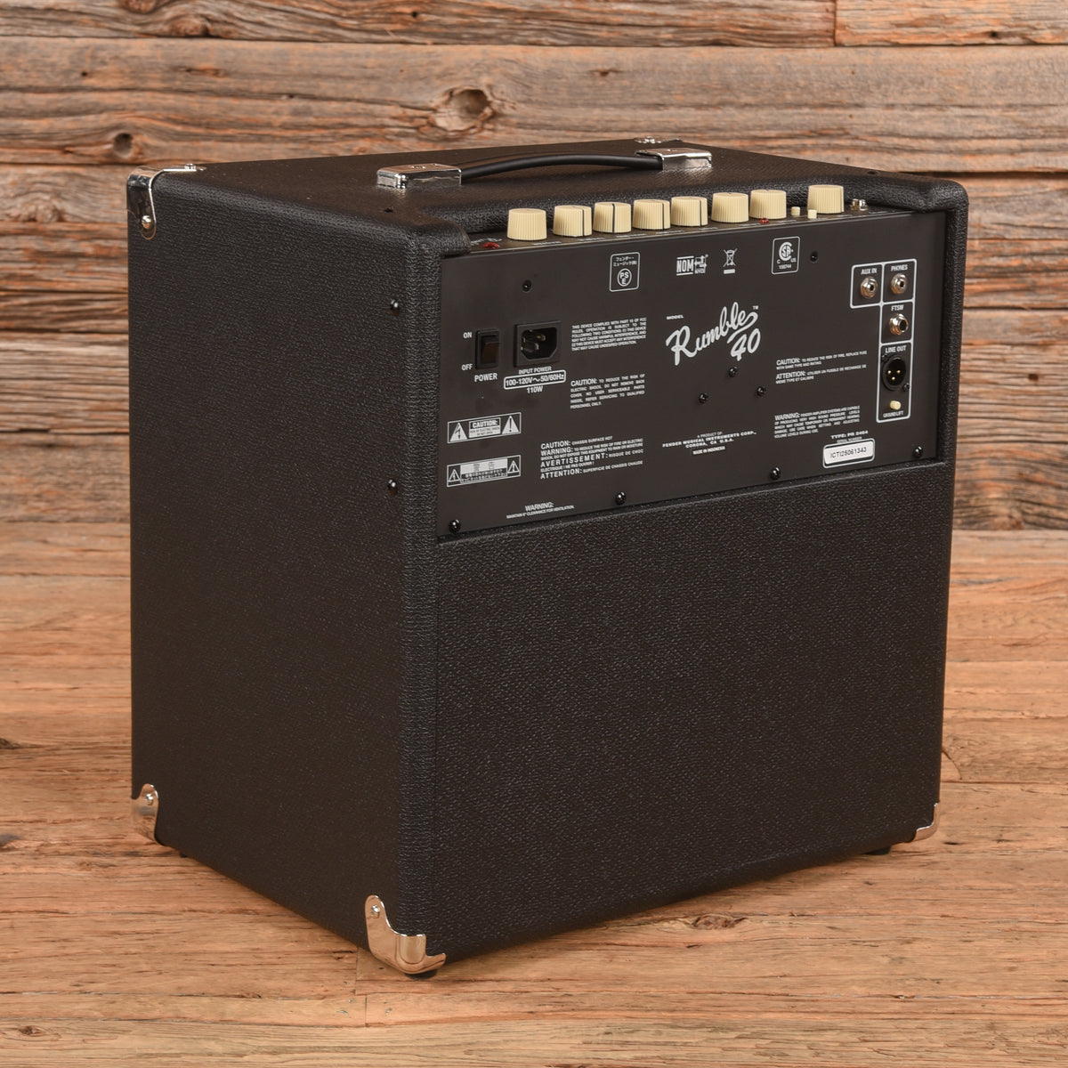 Fender Rumble 40 V3 40-Watt 1x10" Bass Combo Amp Amplifiers