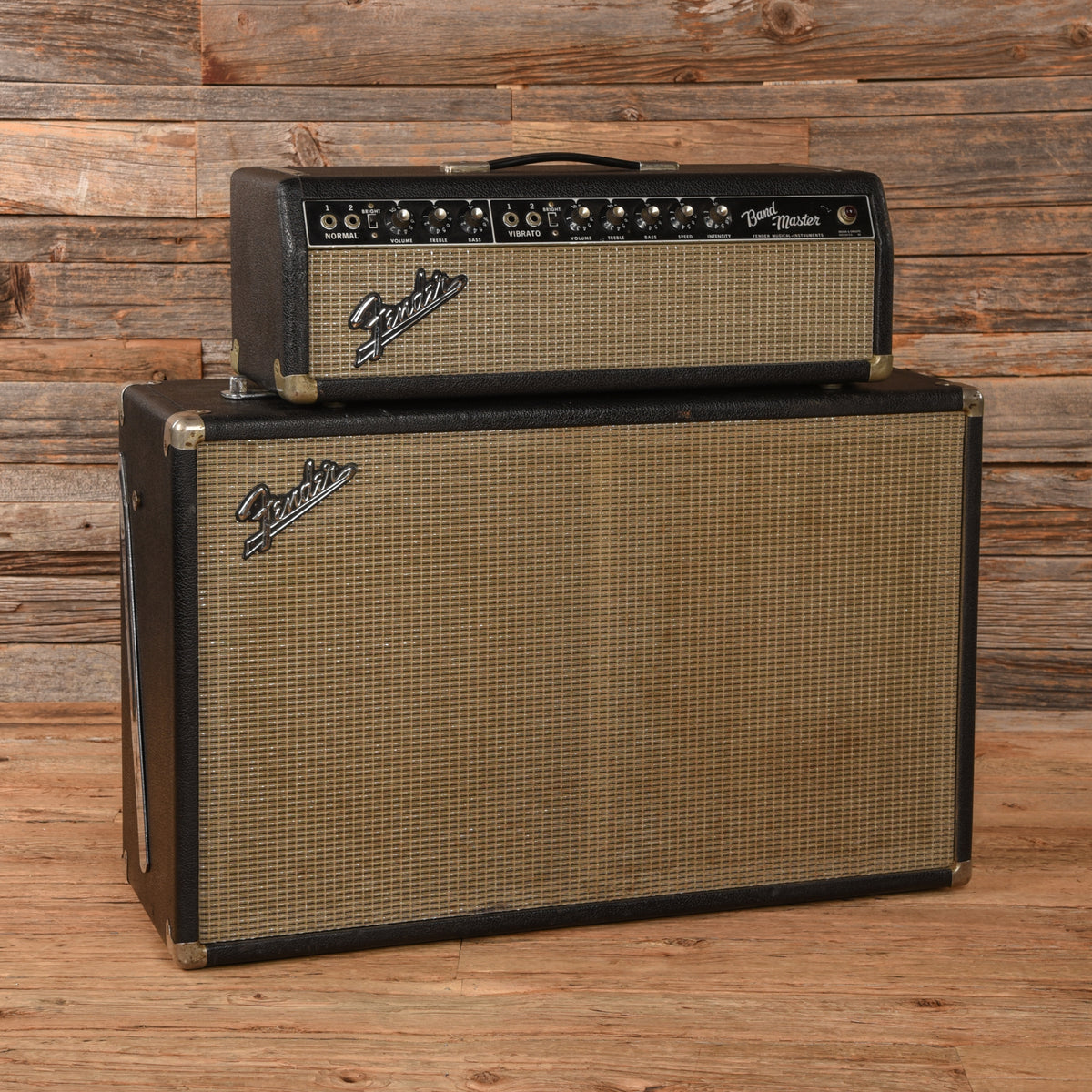 Fender Bandmaster Head w/Matching 2x12 Cabinet  1966 Amps / Guitar Amps / Guitar Cabinets