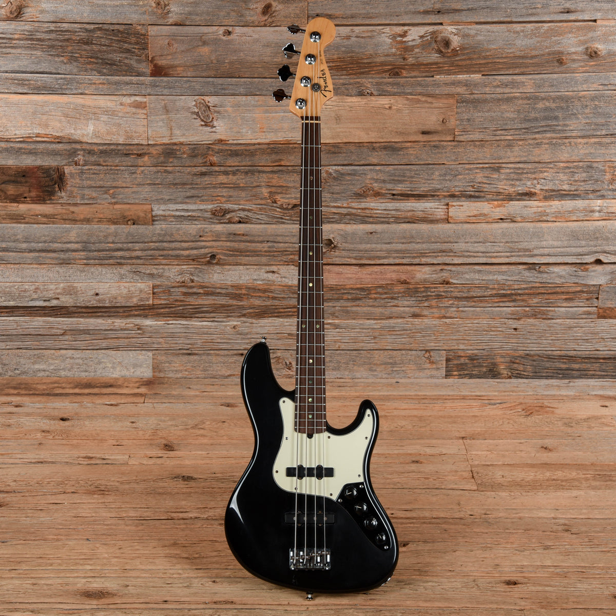 Fender American Deluxe Jazz Bass Black 1998 Bass Guitars / 4-String