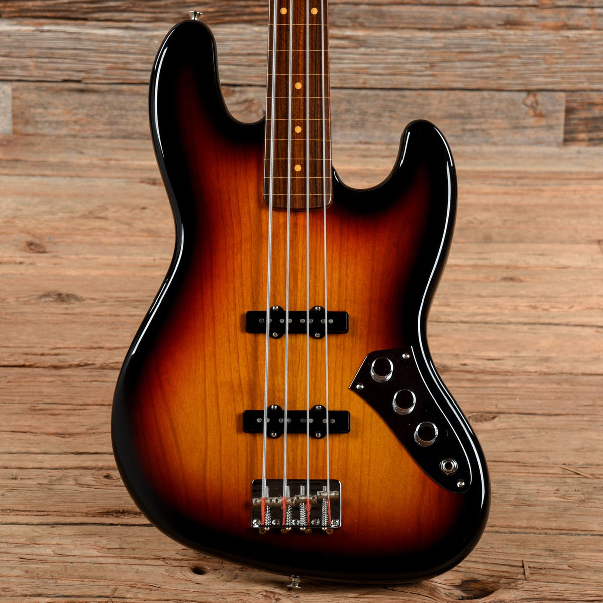 Fender American Jaco Pastorious Fretless Jazz Bass Sunburst 2016 Bass Guitars / 4-String