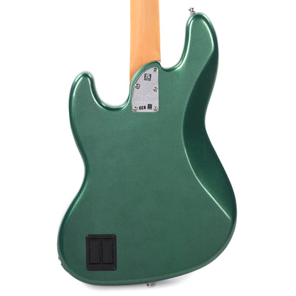 Fender American Ultra Jazz Bass Mystic Pine Green w/Ebony Fingerboard, Anodized Gold Pickguard, & Matching Headcap Bass Guitars / 4-String