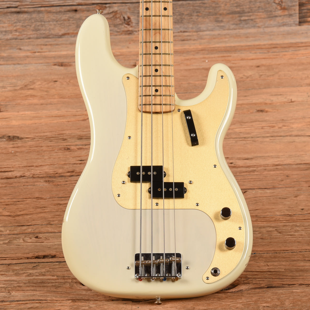 Fender American Vintage '58 Precision Bass White Blonde 2016 Bass Guitars / 4-String