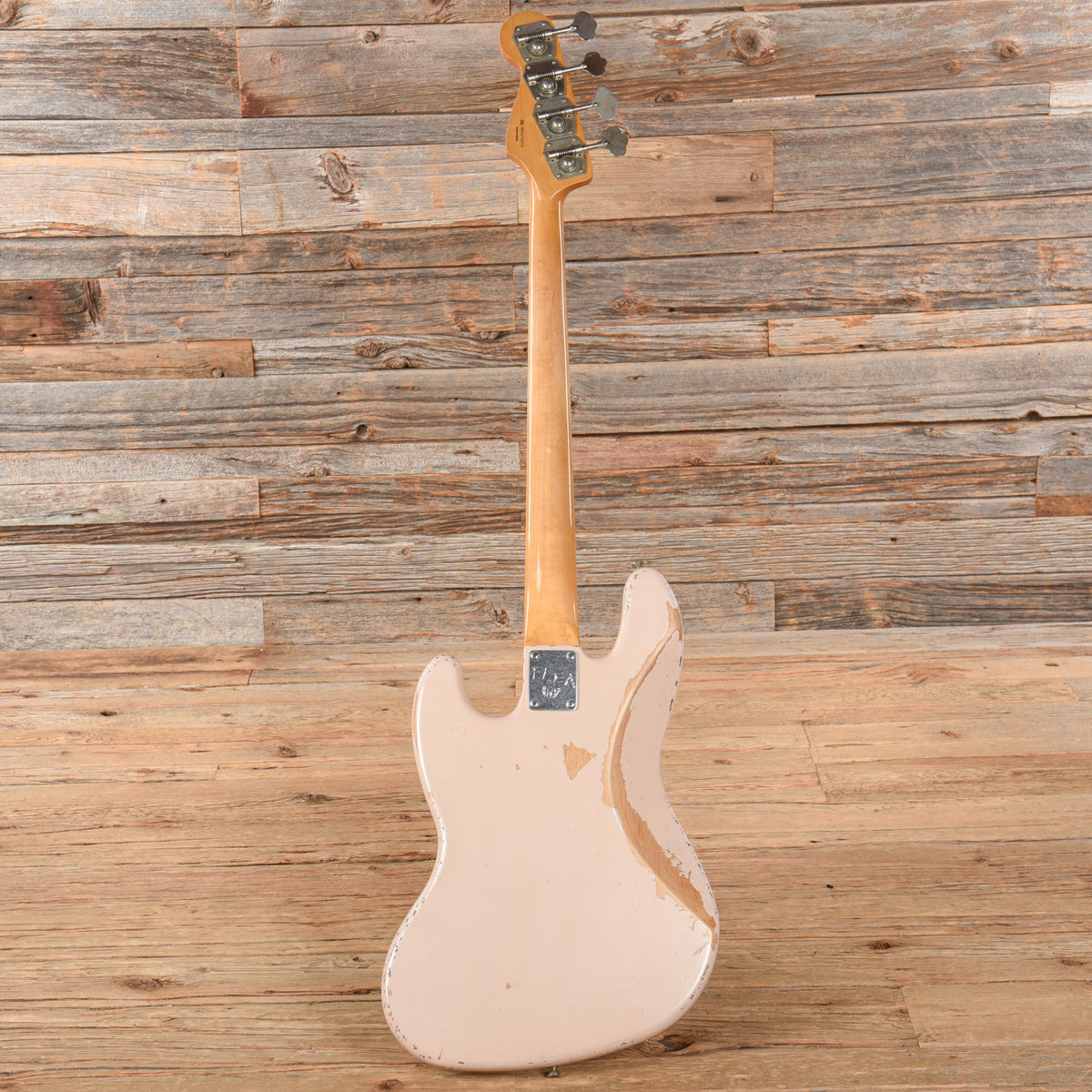 Fender Artist Series Flea Signature Road Worn Jazz Bass Shell Pink 2016 Bass Guitars / 4-String