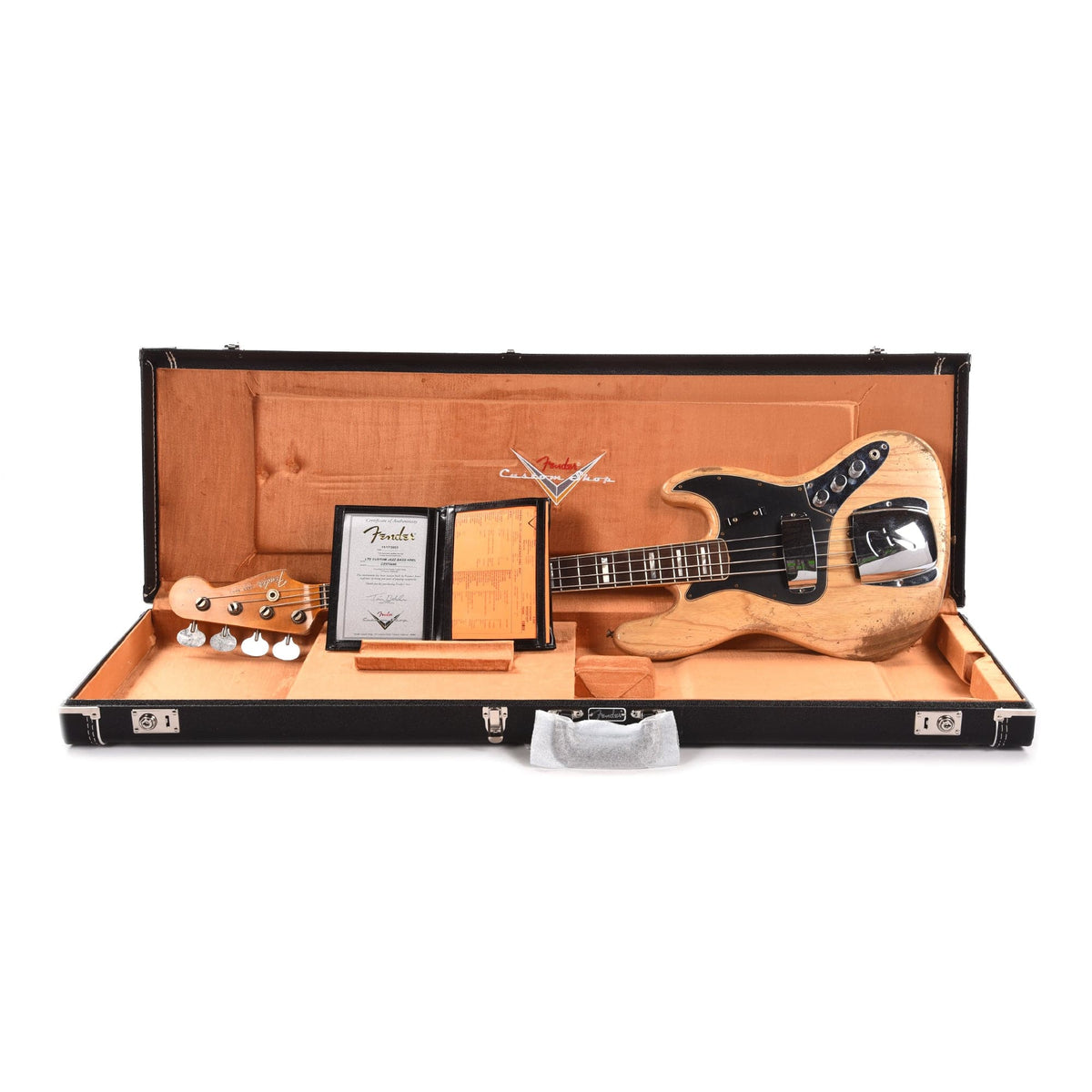 Fender Custom Shop Limited Edition Custom Jazz Bass Heavy Relic Aged Natural Bass Guitars / 4-String