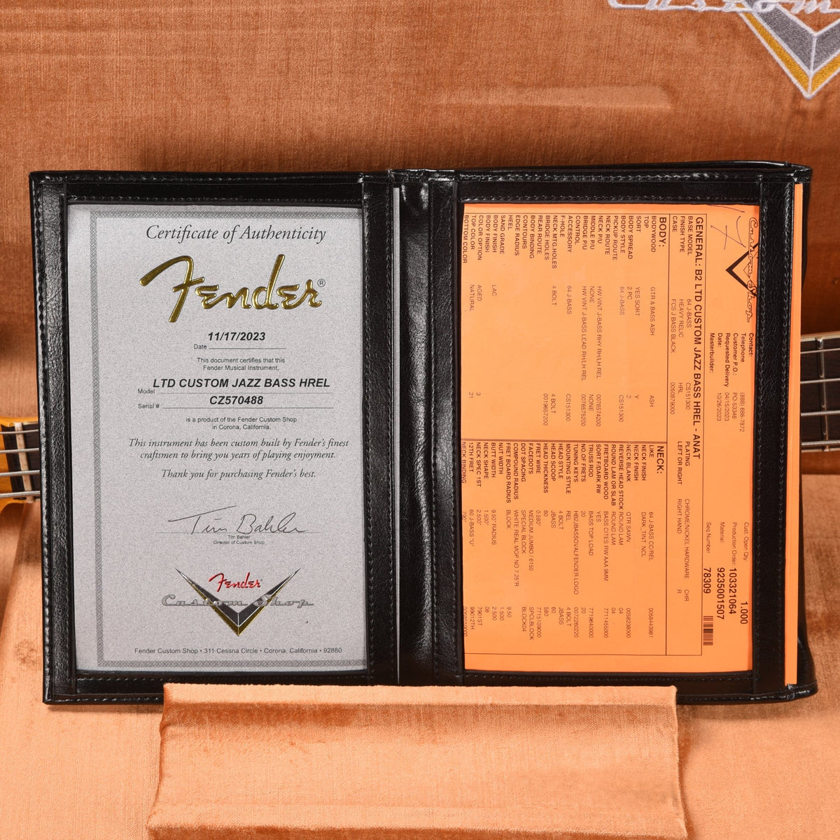 Fender Custom Shop Limited Edition Custom Jazz Bass Heavy Relic Aged Natural Bass Guitars / 4-String