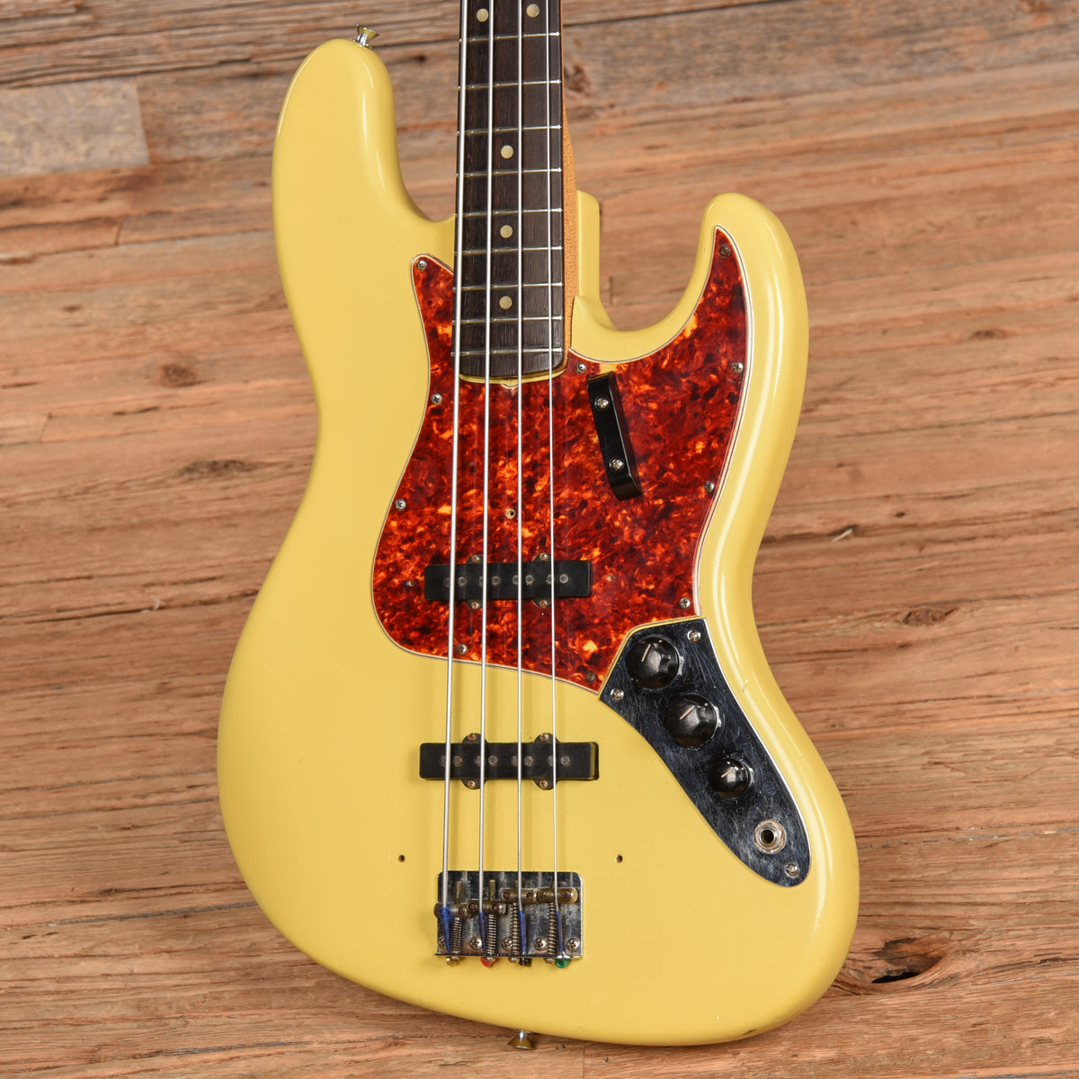 Fender Jazz Bass Olympic White Refin 1965 Bass Guitars / 4-String