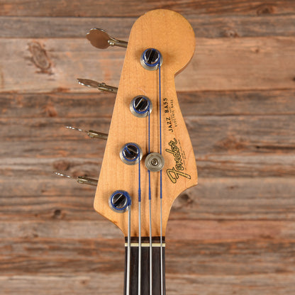 Fender Jazz Bass Olympic White Refin 1965 Bass Guitars / 4-String