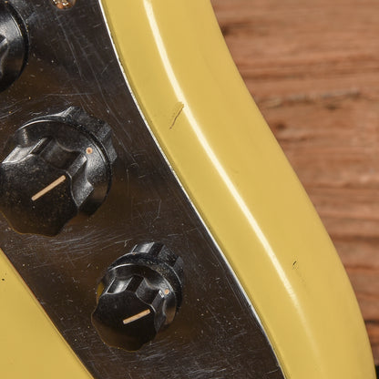 Fender Jazz Bass Olympic White Refin 1965 Bass Guitars / 4-String