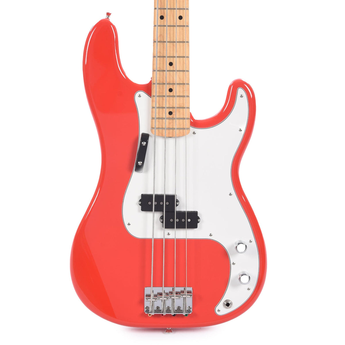 Fender Made in Japan Limited International Color Series Precision Bass Morocco Red Bass Guitars / 4-String